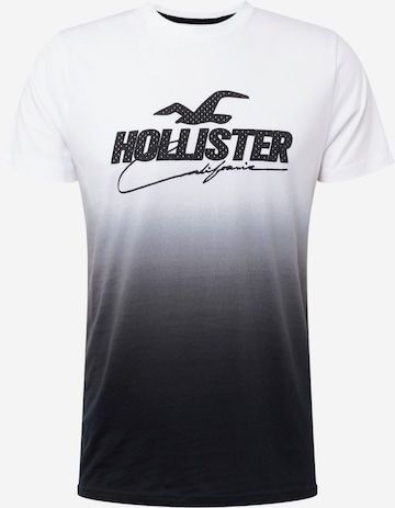 HOLLISTER Μπλουζάκι σε μαύρο: μπροστά