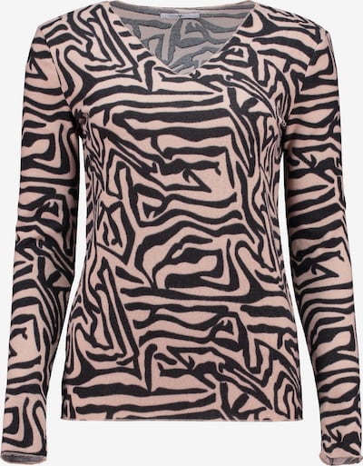 Marškinėliai 'Zi44na' iš Hailys, spalva – smėlio spalva / juoda, Prekių apžvalga