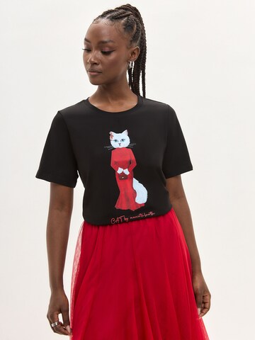 CAT by Maniita Lacitta Shirt in Zwart