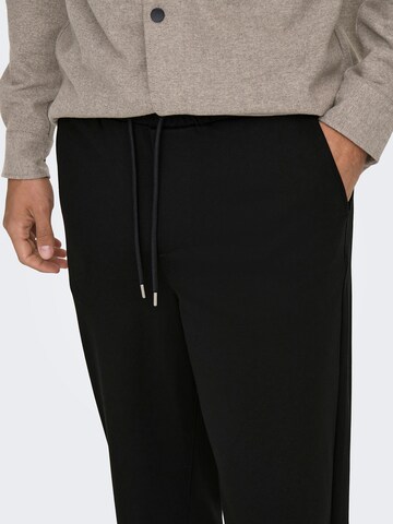 Only & Sons - Loosefit Pantalón 'ONSMARK' en negro