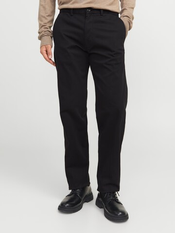 JACK & JONES Обычный Брюки-чинос 'JPSTKane Barret' в Черный: спереди
