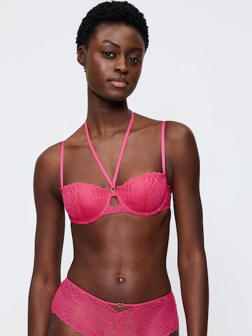 TRIUMPH - Soutien de tecido Soutien ' That Night In Vegas ' em rosa: frente