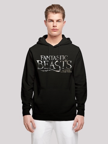 F4NT4STIC Sweatshirt 'Fantastic Beasts And Harry Potter' in Zwart: voorkant