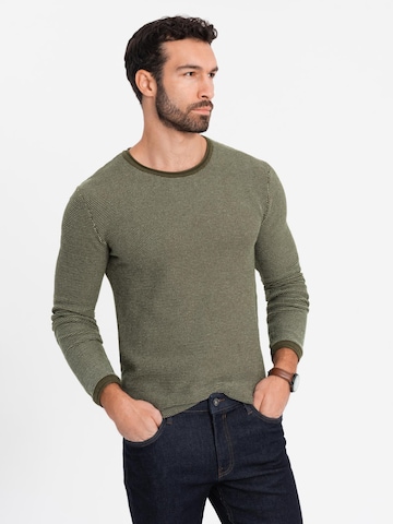 Ombre Pullover 'OM-SWSW-0118' in Grün: Vorderseite