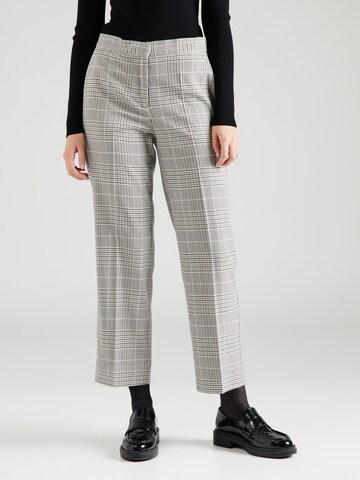 Regular Pantalon à plis Twinset en gris : devant