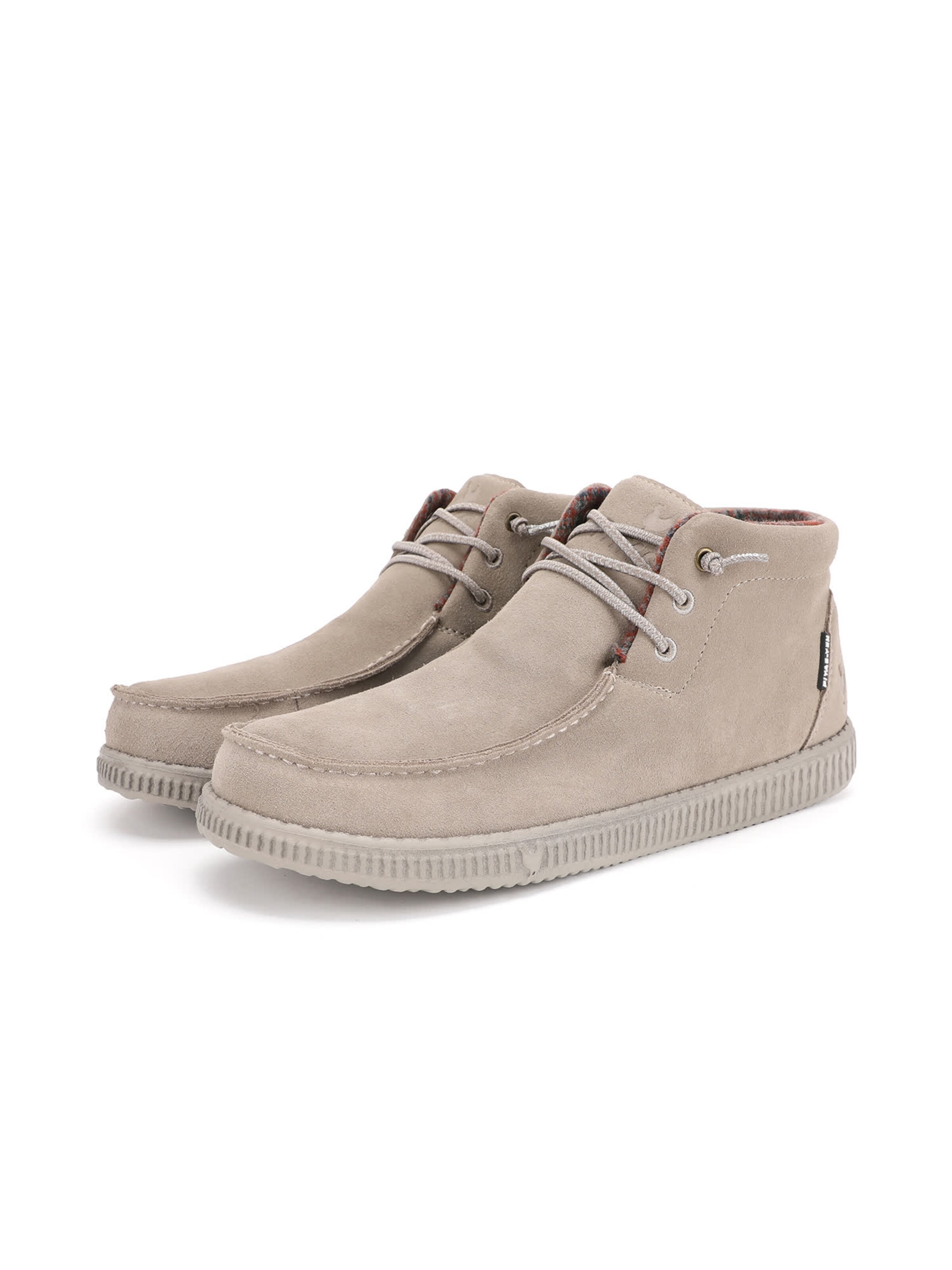 Walk In Pitas Lace-up boots 'Wallabee' in Beige: front