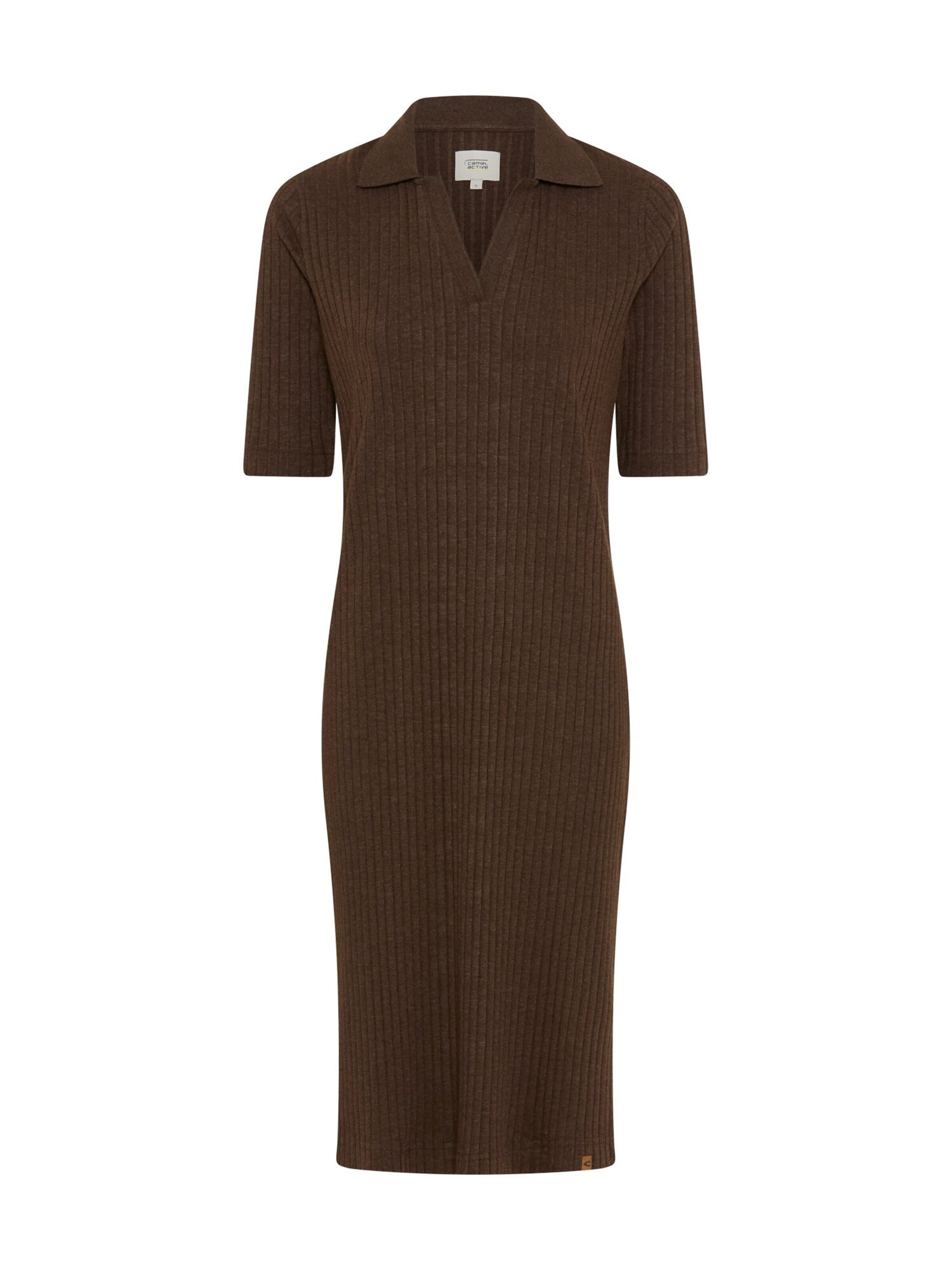 CAMEL ACTIVE Kleid aus Baumwollmix in XXXL in braun, Produktansicht