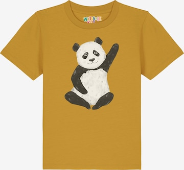 watabout.kids Shirt 'Panda' in Yellow: front