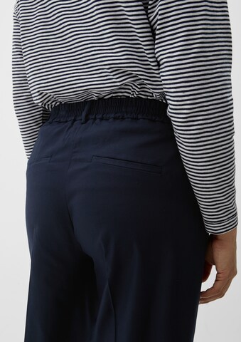 TRIANGLE Regular Trousers with creases in Blue