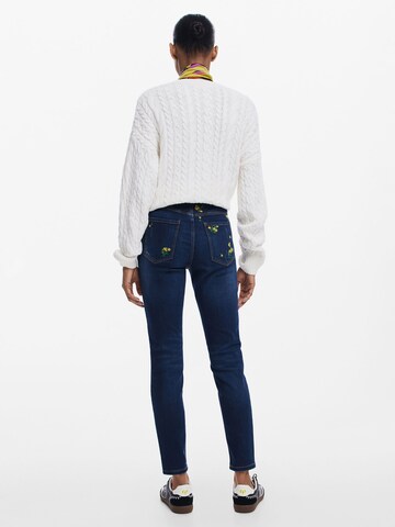 Coupe slim Jean Desigual en bleu