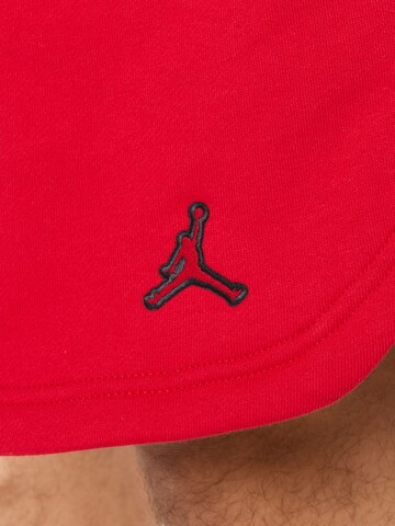 Regular Pantalon Jordan en rouge