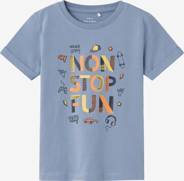 NAME IT Koszulka 'VUX' w kolorze niebieski: przód