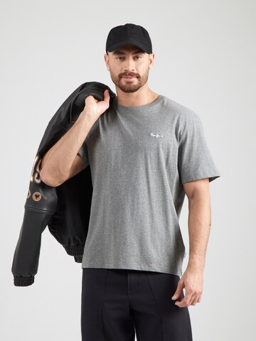 T-Shirt 'CONTRAST CONNOR' Pepe Jeans en gris : devant
