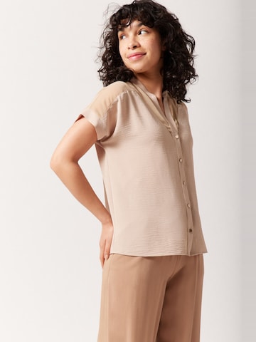 NAF NAF Bluse 'Christine' in Beige: predná strana