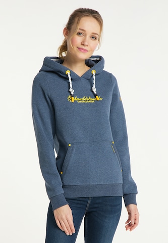 Schmuddelwedda Sweatshirt 'Hamburg Sternschanze' in Blauw: voorkant