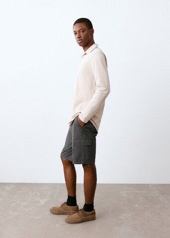 MANGO TEEN Regular Pants 'Wangcha' in Grey