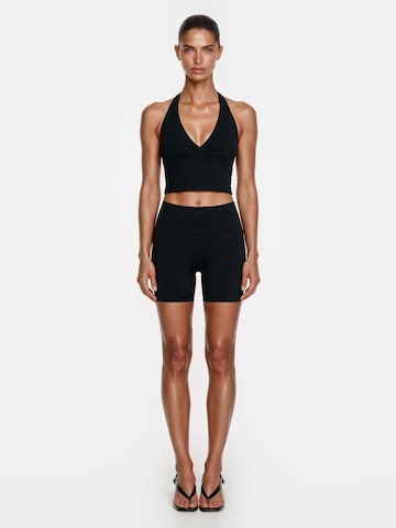 Skinny Leggings 'Second Skin Studio Biker Shorts' di GOD SAVE QUEENS in grigio