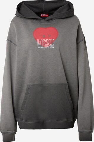 DIESEL Sweatshirt in Zwart: voorkant