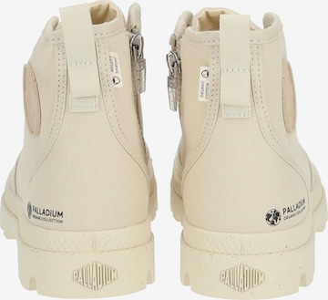 Palladium Schnürstiefelette in Beige