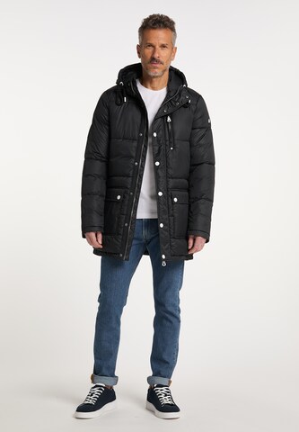 DreiMaster Maritim Winter Parka in Black