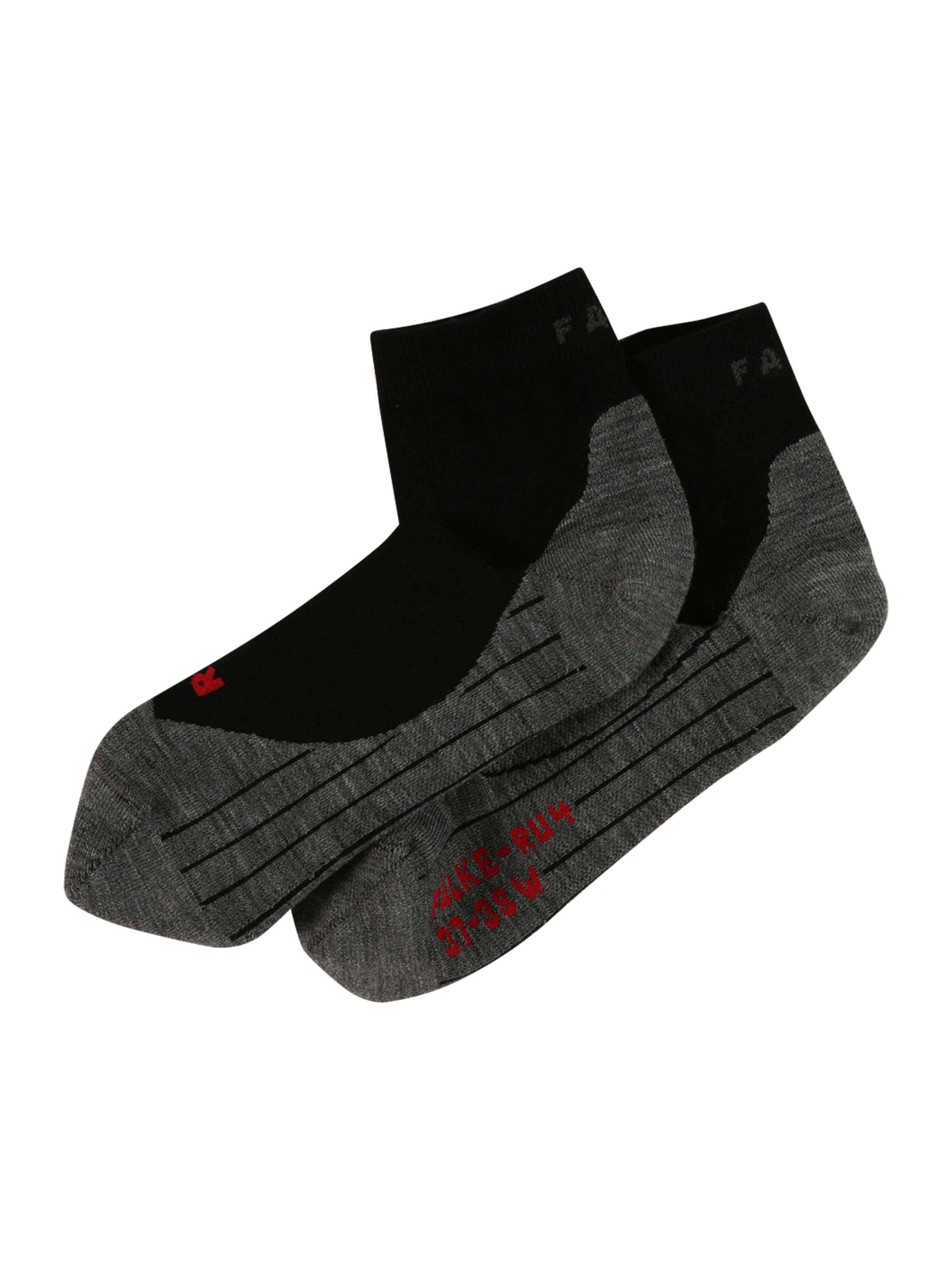 FALKE Laufsocken 'RU4' in Schwarz: Vorderseite