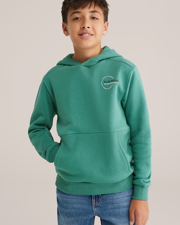 WE Fashion Sweatshirt in Grün: Vorderseite