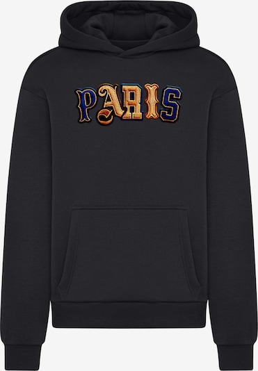 Mister Tee Collegepaita 'Paris' värissä sininen / oranssi / musta, Tuotenäkymä