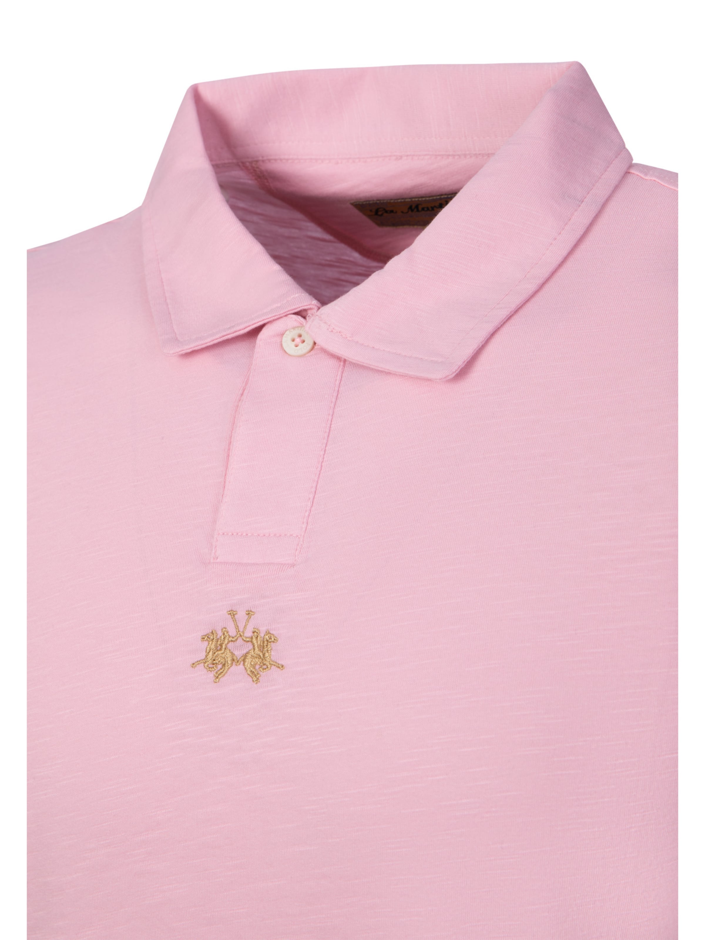 La Martina Shirt 'MCP018' in Roze