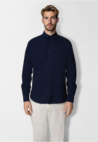 Clean Cut Copenhagen Regular fit Overhemd 'Luca' in Blauw: voorkant