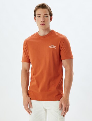 Koton Shirt in Oranje: voorkant