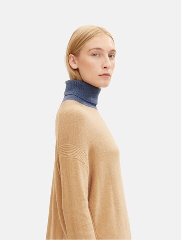 TOM TAILOR Pullover in Beige