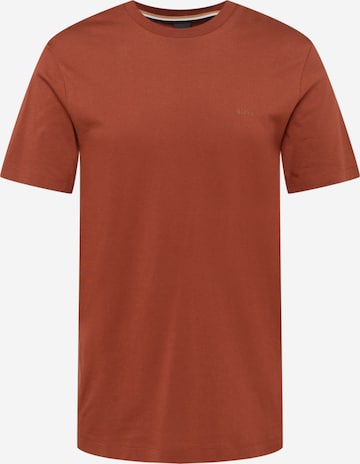 T-Shirt 'Thompson' BOSS en marron : devant