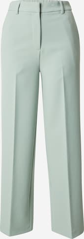YAS Wide Leg Bukser med fals 'YASLIKKA' i grøn: forside