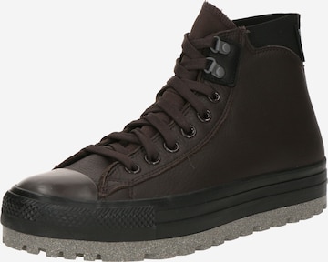 CONVERSE Korkeavartiset tennarit 'CHUCK TAYLOR ALL STAR CITY TREK' värissä ruskea: etupuoli