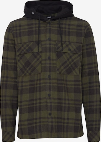 !Solid Regular fit Button Up Shirt 'Zachary ' in Green: front