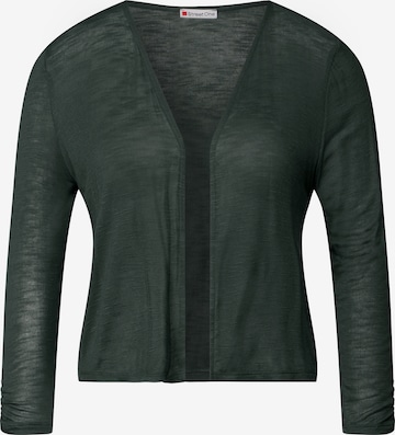 STREET ONE Strickjacke 'Suse' in Grün: Vorderseite