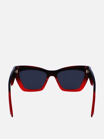 FERRAGAMO Zonnebril in Rood