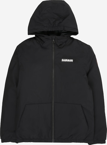 NAPAPIJRI Välikausitakki 'A-MATIA' värissä musta: etupuoli