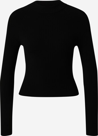 HUGO Sweater 'Sanduz' in Black: front