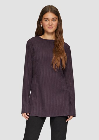 QS Shirt in Lila: Vorderseite