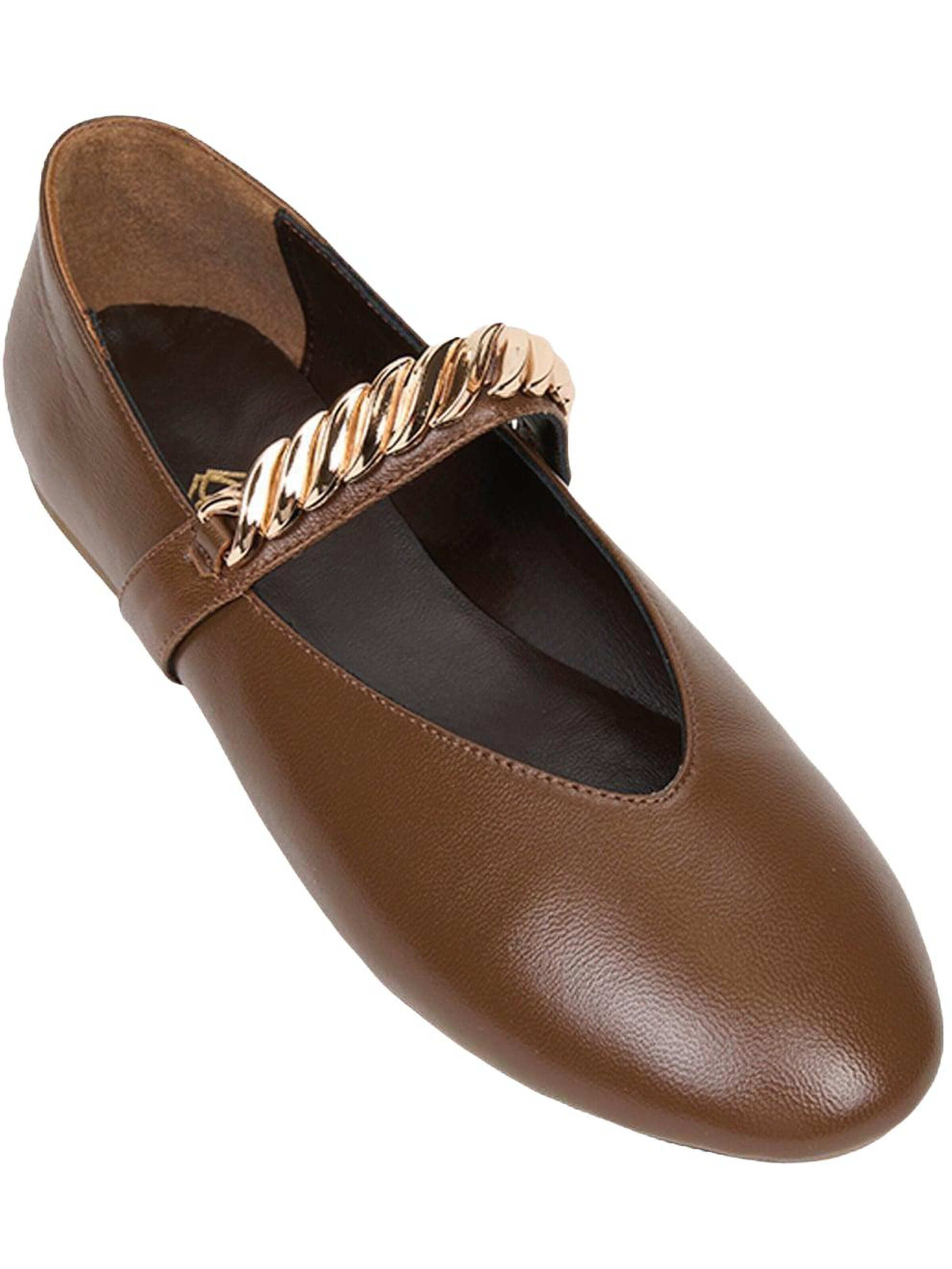 Desa Ballet Flats 'Ballerinas' in Brown