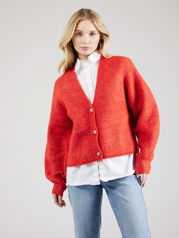 Cardigan 'Petunia Peggy' MSCH COPENHAGEN en rouge : devant