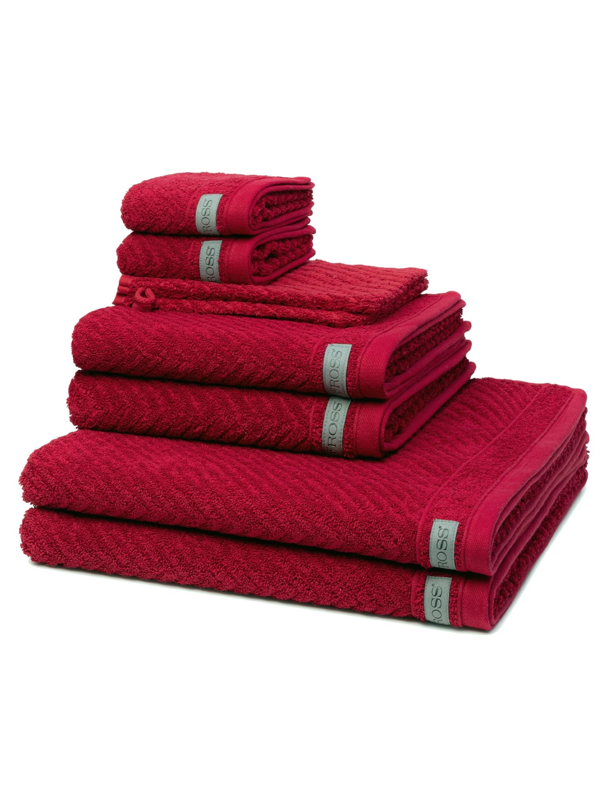 ROSS Towel 'Smart' in Red: front