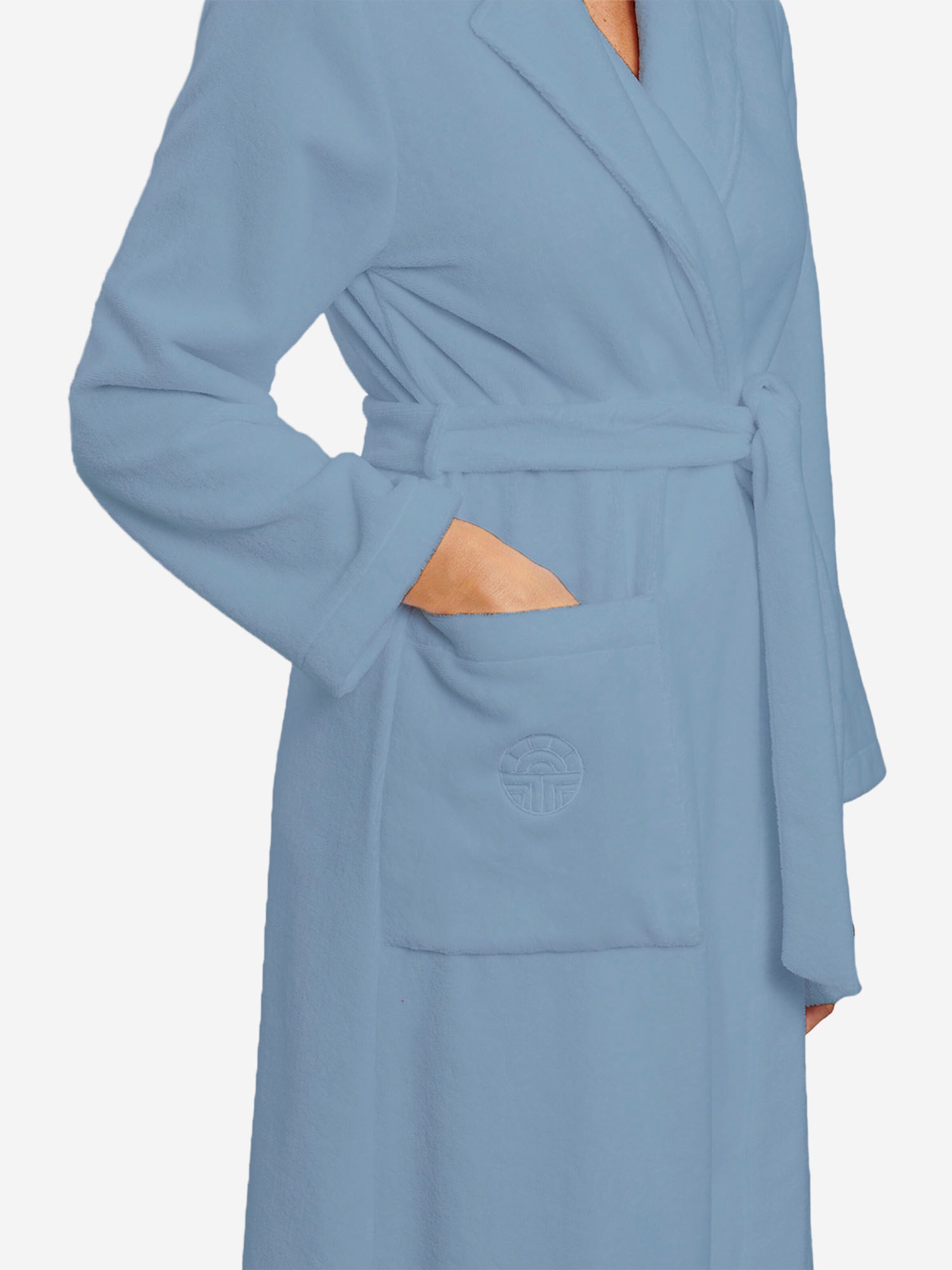 FÉRAUD PARIS Morgenmantel ' Spa ' in Blau