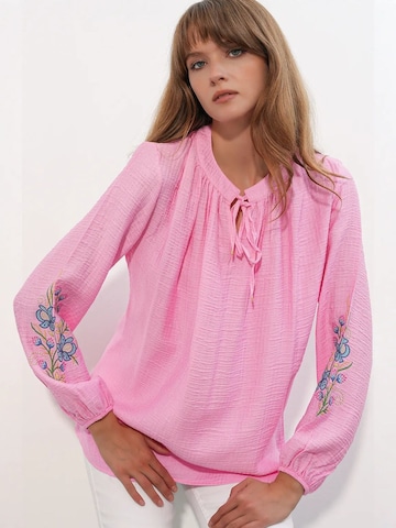 Chemisier 'Blusen' Bigdart en rose : devant