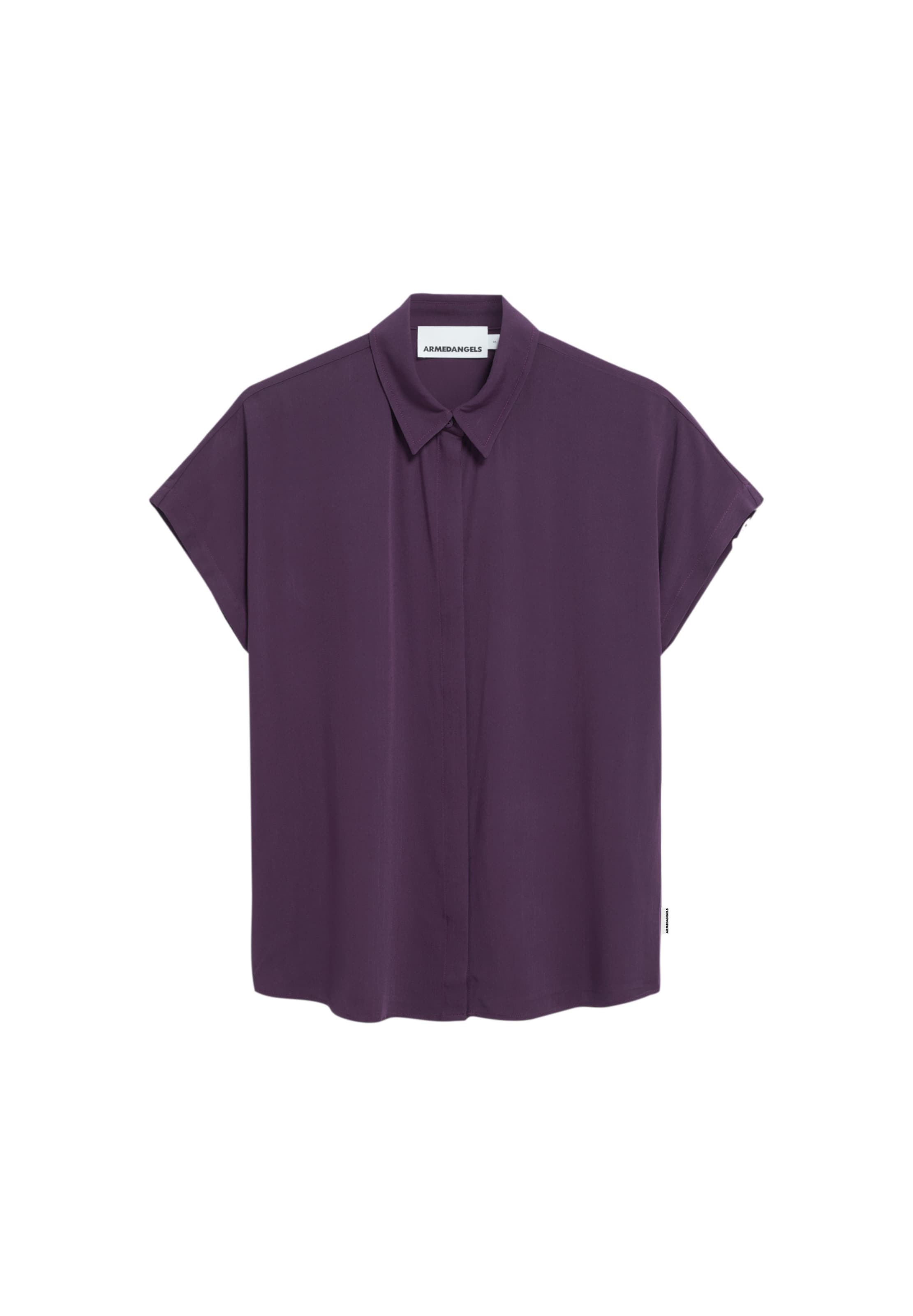 ARMEDANGELS Chemisier en violet foncé, Vue avec produit