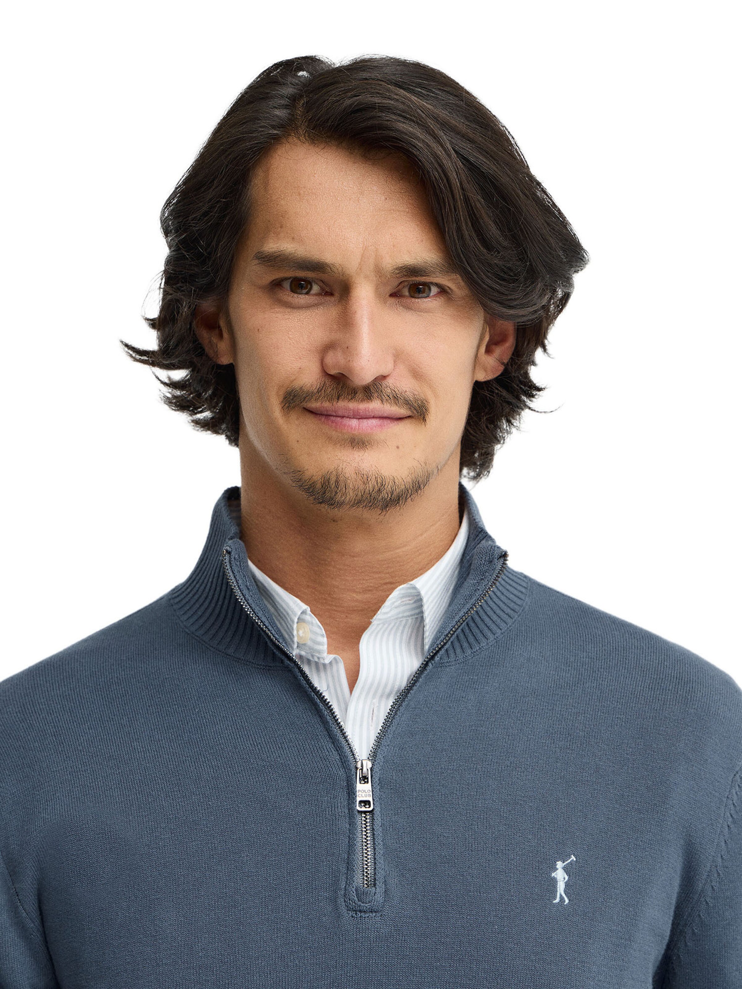 Polo Club Pullover 'RIGBY' in Blau