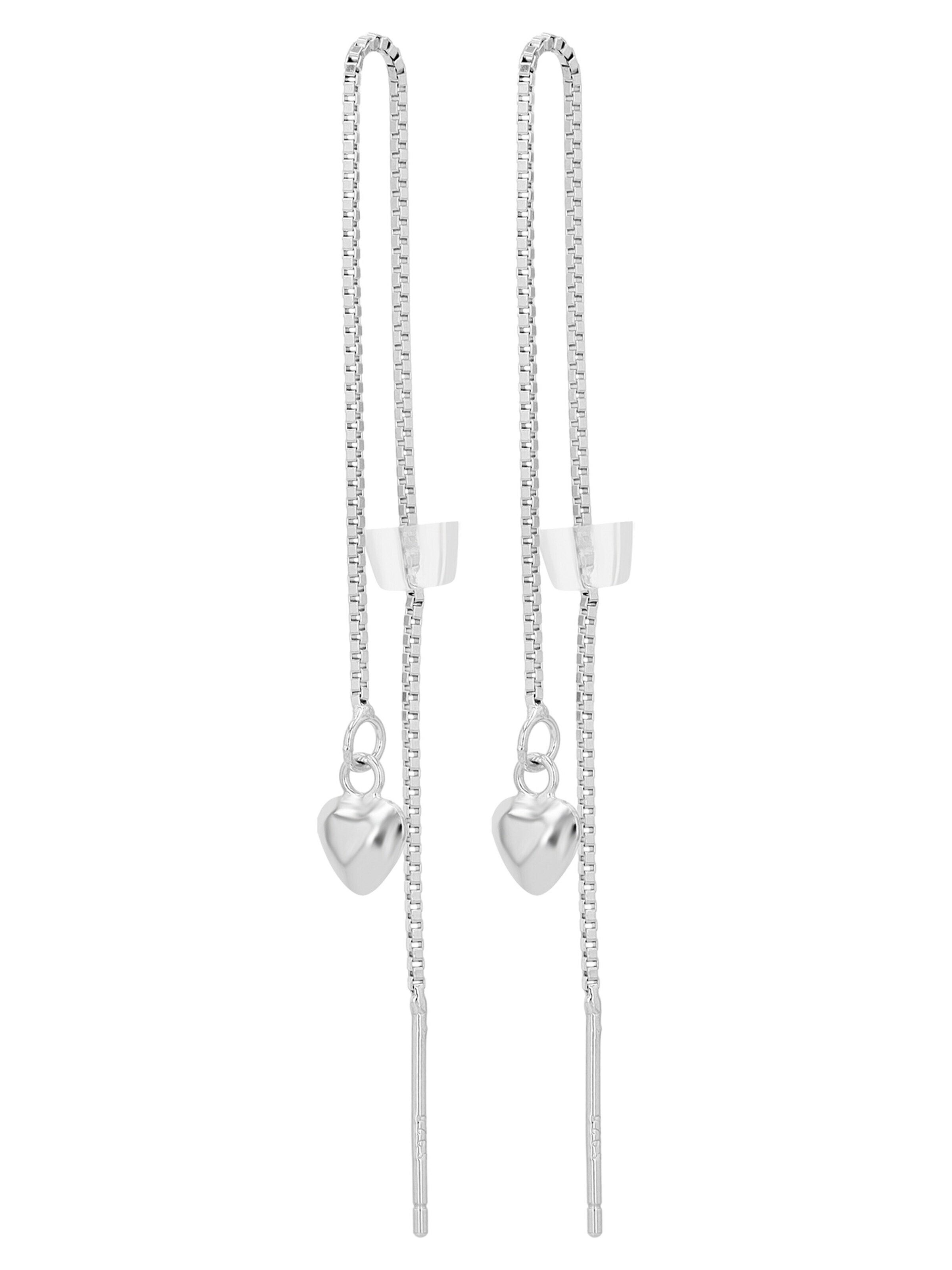 Akzent Earrings '"Mirana" aus 925 Sterlingsilber, rhodiniert, langlebig' in Silver