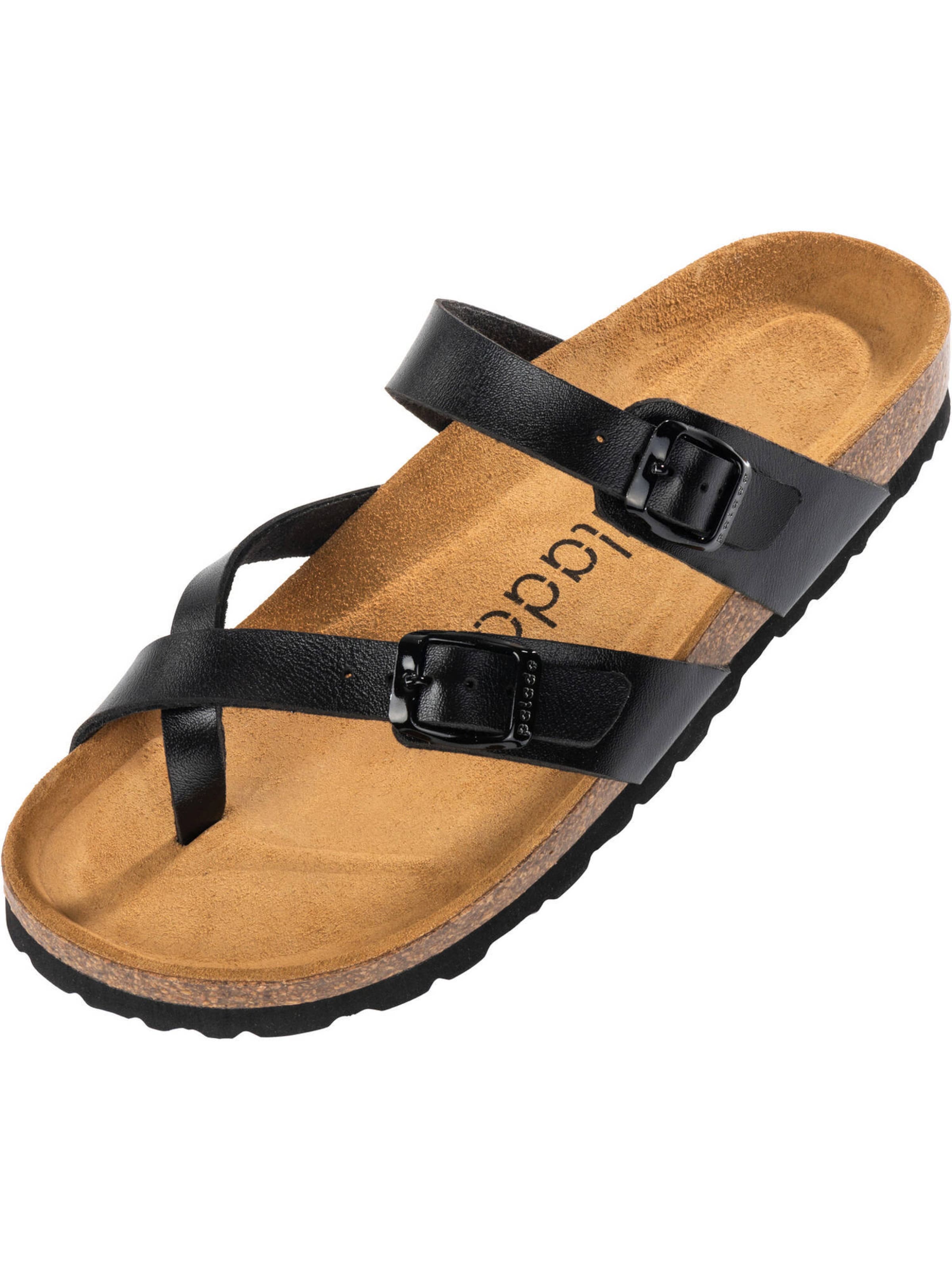 Palado Teenslipper 'Cres' in Zwart: voorkant