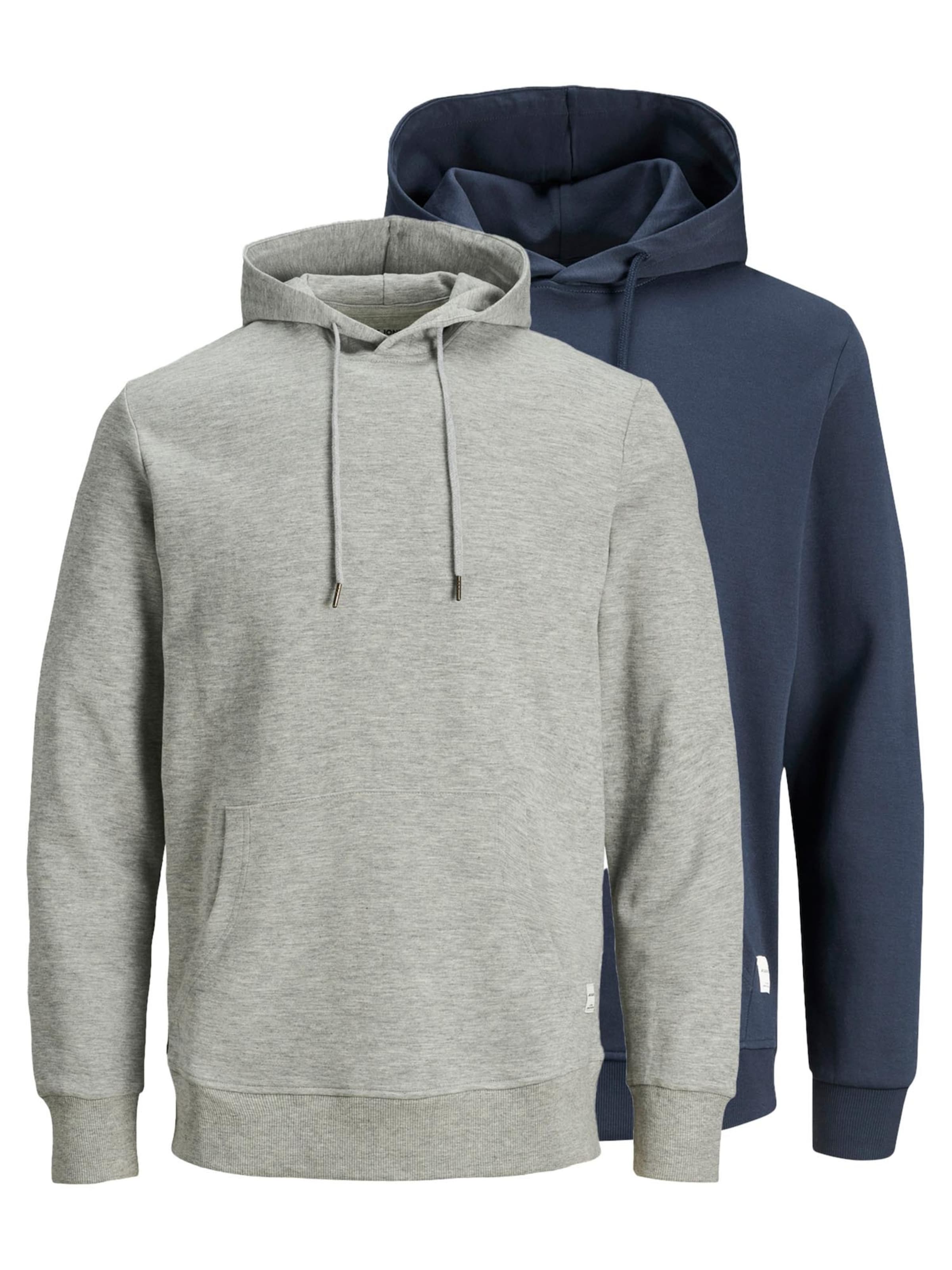 JACK & JONES Sweatshirt 'Basic' in Blue: front